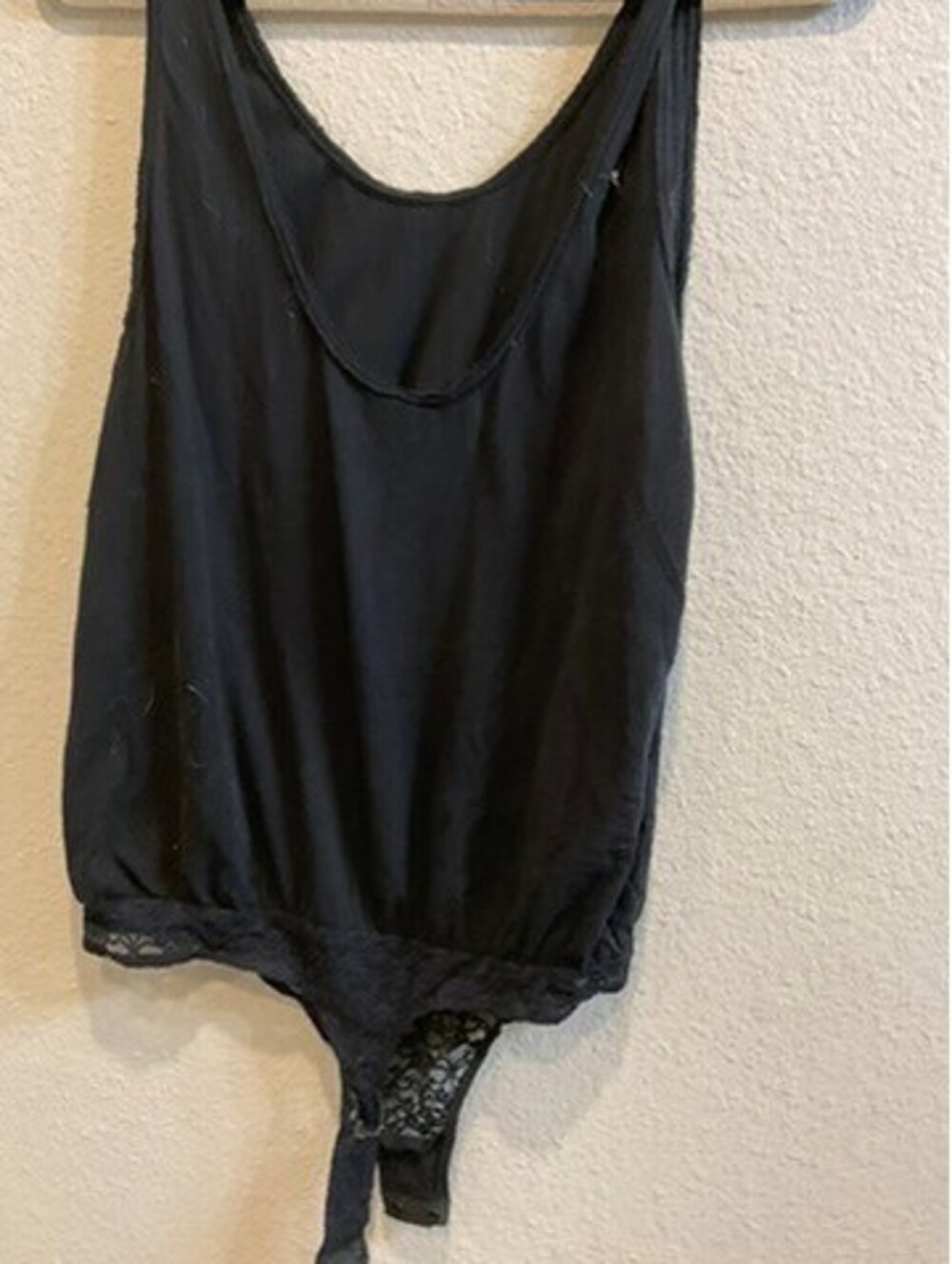 We The Free People Black light weight sleeveless bodysuit size S
